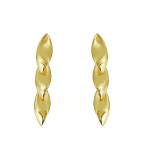 VITOPOULOS Earrings Yellow Gold Silver 925