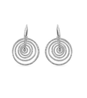 VITOPOULOS Earrings Silver 925 With Zircon Stones