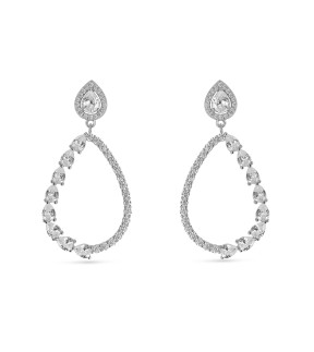 VITOPOULOS Earrings Silver 925 With Zircon Stones