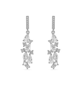VITOPOULOS Earrings Silver 925 With Zircon Stones