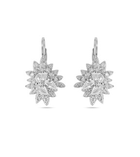 VITOPOULOS Earrings Silver 925 With Zircon Stones