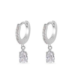 VITOPOULOS Earrings Silver 925 With Zircon Stones