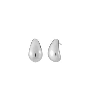LUCA BARRA Earrings Silver Stainless Steel OK1369