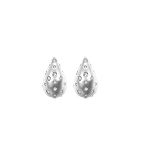 LUCA BARRA Earrings Silver Stainless Steel OK1439