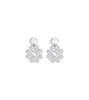 LUCA BARRA Earrings Silver Stainless Steel OK1375