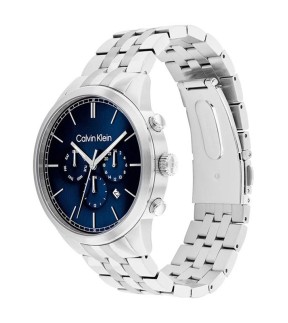 Ρολόι CALVIN KLEIN Infinite Με Πολλαπλές Λειτουργίες Και Ασημί Ατσάλινο Μπρασελέ 25200377