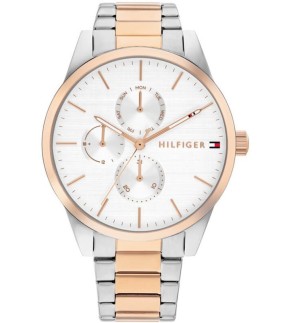 Ρολόι TOMMY HILFIGER Camille Με Ροζ Χρυσό-Ασημί Ατσάλινο Μπρασελέ 1782768