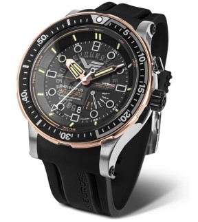 VOSTOK EUROPE Batiscafos Hybrid Silver Stainless Steel Bracelet PX84-511E769B