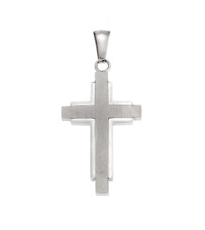 SENZA Silver Stainless Steel Pedant SSD5663SR