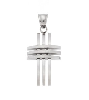 SENZA Silver Stainless Steel Pedant SSD5632SR
