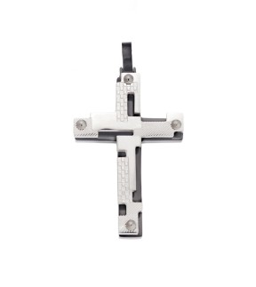 SENZA Black-Silver Stainless Steel Pedant SSD5564SBK