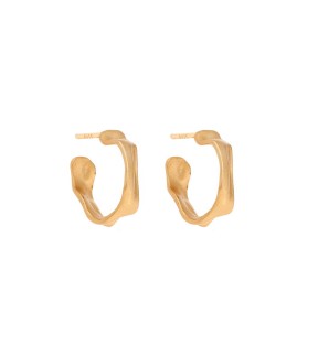 SENZA Yellow Gold Silver 925 Earrings SSR3794GD