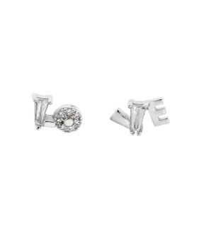 SENZA Silver 925 Earrings With Stones SSR3426SR