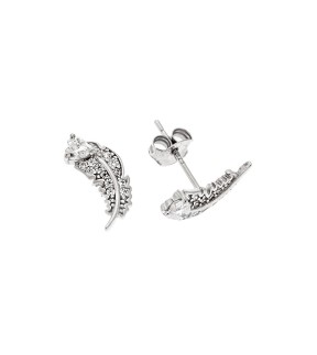 SENZA Silver 925 Earrings With Stones SSR3528SR