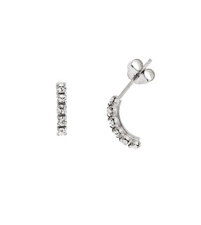 SENZA Silver 925 Earrings With Stones SSR3752SR