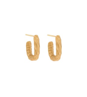 SENZA Yellow Gold Silver 925 Earrings SSR3796GD