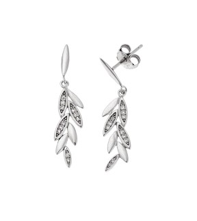 SENZA Silver 925 Earrings With Stones SSR4252SR