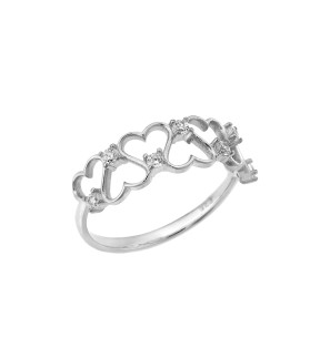 SENZA Ring Silver 925 With Stones SSR3227SR