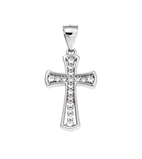 SENZA Silver 925 Pendant With Zircon Stones SSR3828SR