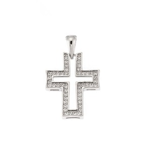 SENZA Silver 925 Pendant With Zircon Stones SSR3372SR