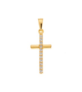 SENZA Yellow Gold Silver 925 Pendant With Zircon Stones SSR3693GD