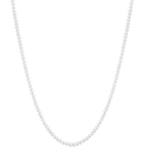 LUCA BARRA Silver Stainless Steel Necklace CL296