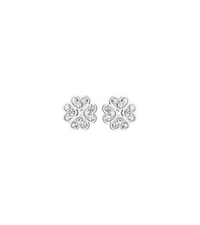 LUCA BARRA Kid Earrings Silver Stainless Steel JO126