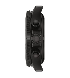 TISSOT Seastar 1000 Chronograph Black Silicone Strap T1202173706100