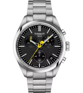 TISSOT PR 100 Tour de France Chronograph Silver Stainless Steel Bracelet T1504171105100