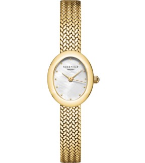 ROSEFIELD The Mini Oval Yellow Gold Stainless Steel Bracelet MWGMG-M02