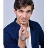 Μπρελόκ LUCA BARRA Ασημί Ατσάλινο PK291