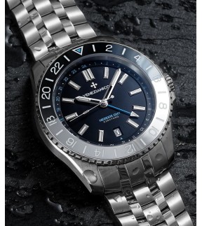 VENEZIANICO Nereide Ceratung™ Automatic Silver Stainless Steel Bracelet 4521500S