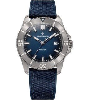 VENEZIANICO Nereide Titanio Automatic Blue Fabric-Rubber Strap 4521558
