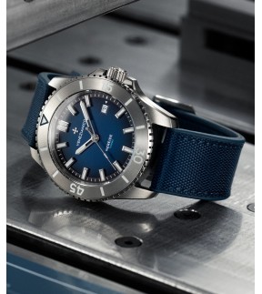 VENEZIANICO Nereide Titanio Automatic Blue Fabric-Rubber Strap 4521558