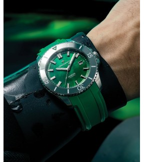 VENEZIANICO Nereide Madreperla Automatic Green Rubber Strap 4521540