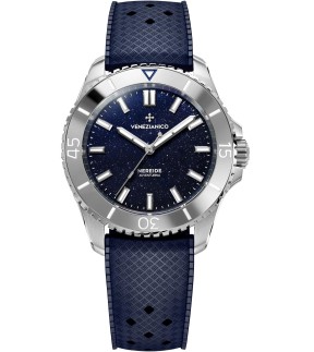 VENEZIANICO Nereide Avventurina 39 Automatic Blue Rubber Strap 3121551
