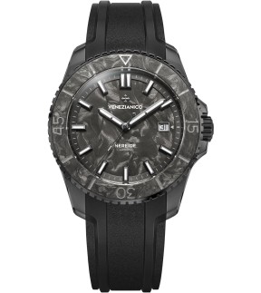 VENEZIANICO Nereide Carbonio Automatic Black Rubber Strap 4521560