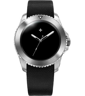 VENEZIANICO Nereide Ultrablack Automatic Black Fabric Strap 3921510