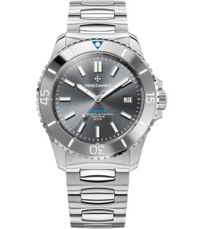 VENEZIANICO Nereide Tungsteno 42 Automatic Silver Stainless Steel Bracelet 4521502C