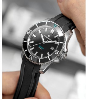 VENEZIANICO Nereide Ceramica Automatic Black Rubber Strap 4521530
