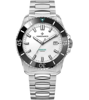 VENEZIANICO Nereide Ceramica Automatic Silver Stainless Steel Strap 4521531C