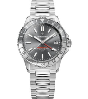 VENEZIANICO Nereide GMT Automatic Silver Stainless Steel Strap 3521501C