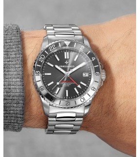 VENEZIANICO Nereide GMT Automatic Silver Stainless Steel Strap 3521501C
