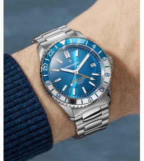 VENEZIANICO Nereide GMT Automatic Silver Stainless Steel Strap 3521502C