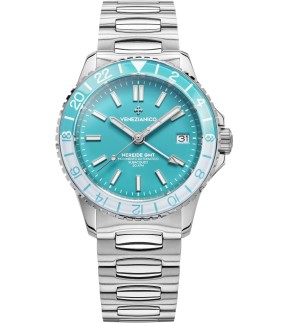 VENEZIANICO Nereide GMT 'Cielo' Automatic Silver Stainless Steel Strap 3521505C