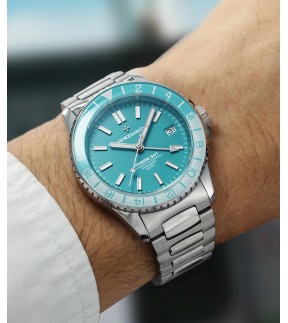 VENEZIANICO Nereide GMT 'Cielo' Automatic Silver Stainless Steel Strap 3521505C