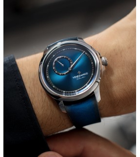 VENEZIANICO Redentore Enigma Automatic Blue Leather Strap 1221571