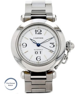 Preowned Watch CARTIER Pasha 35mm Silver Stainless Steel Bracelet