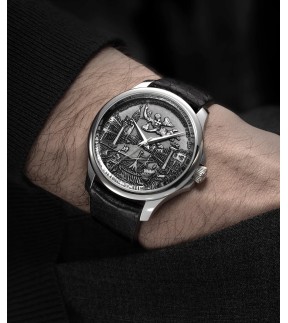 VENEZIANICO Redentore Historia Temporis Automatic Black Leather Strap 1221520