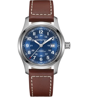 HAMILTON Khaki Field Automatic Brown Leather Strap H70605540
